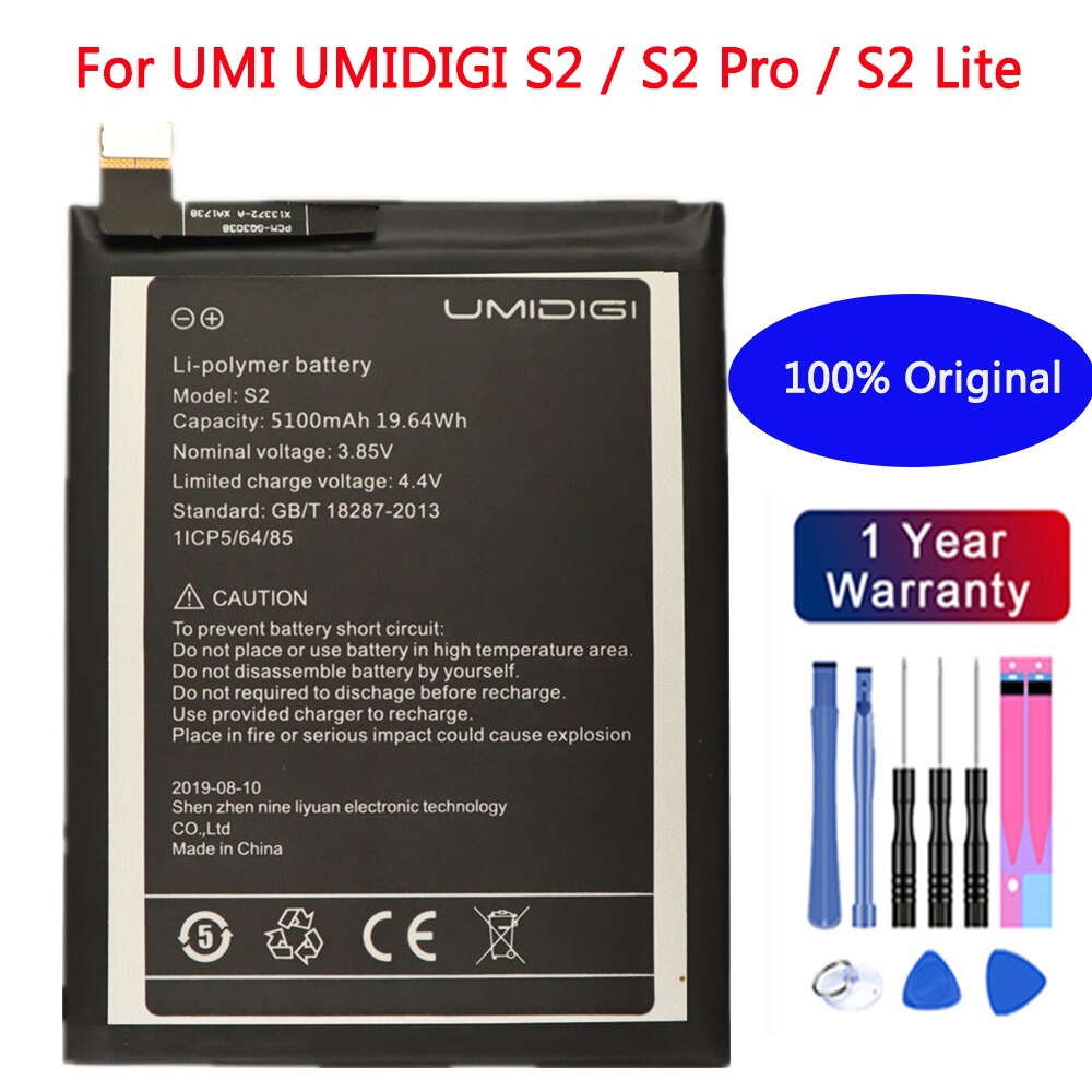 Original Battery For UMI Umidigi A1 PRO A3 S3 Pro Touch Power/Power 3 One max One Pro A5 pro A7 pro A9 Pro F2 Z/Z Pro Z2 Pro S2: S2