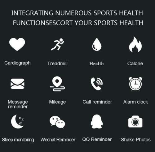 Fitness Smart Watch Band Sport Activity Tracker Bluetooth Smartband Bracelets Portable Fitness Equipment Pedometers