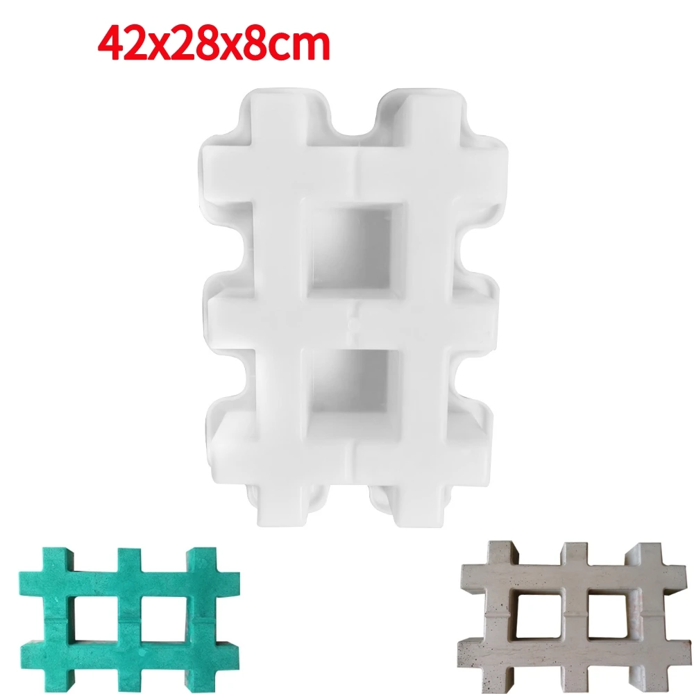 Giardino di casa cortile fai da te pavimentazione stampo strada cemento mattone intaglio pietra percorso pavimentazione strada Walk Maker stampo imitazione