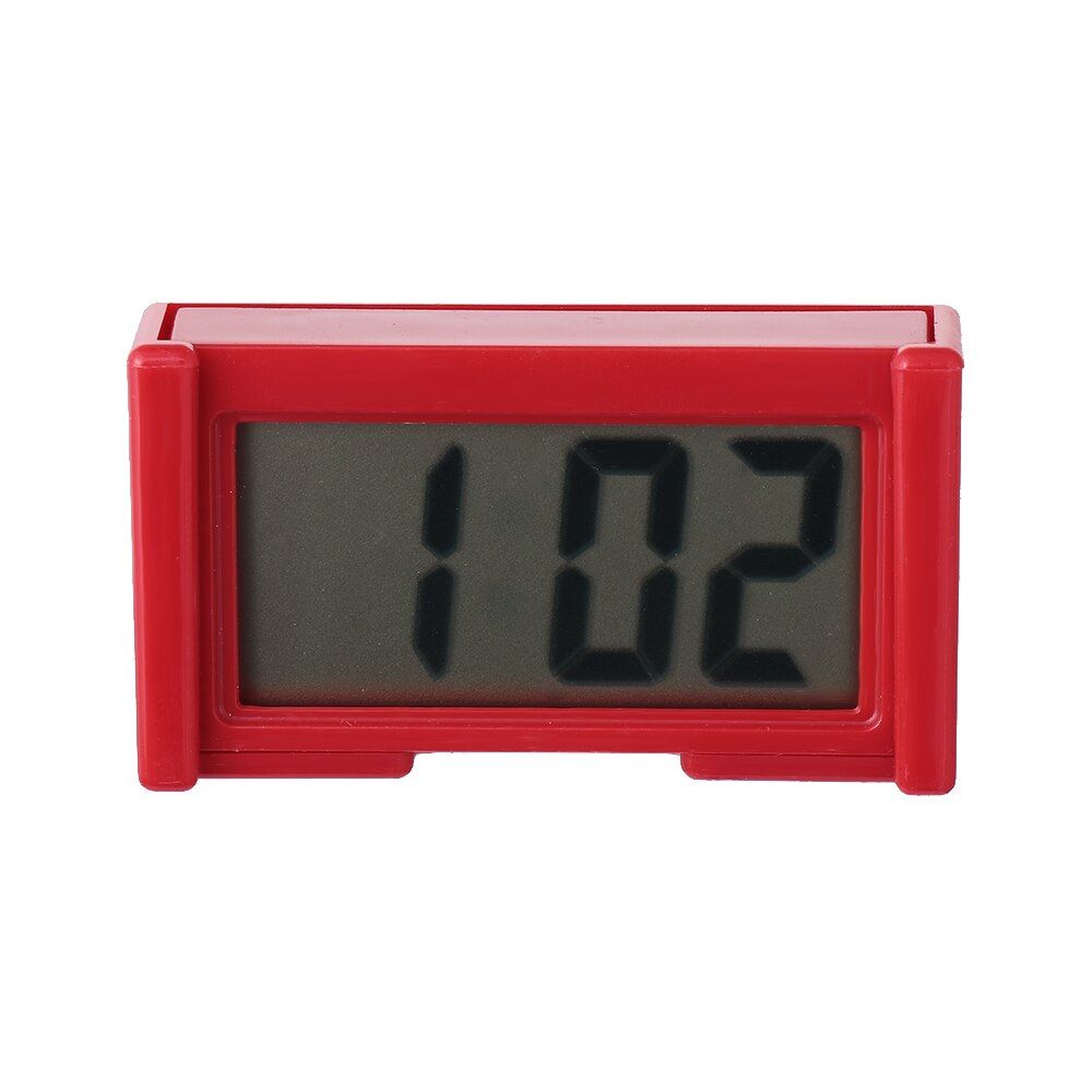 Auto dashboard bureau digitale klok lcd-scherm zelfklevende beugel autoklok auto-interieur accessoires