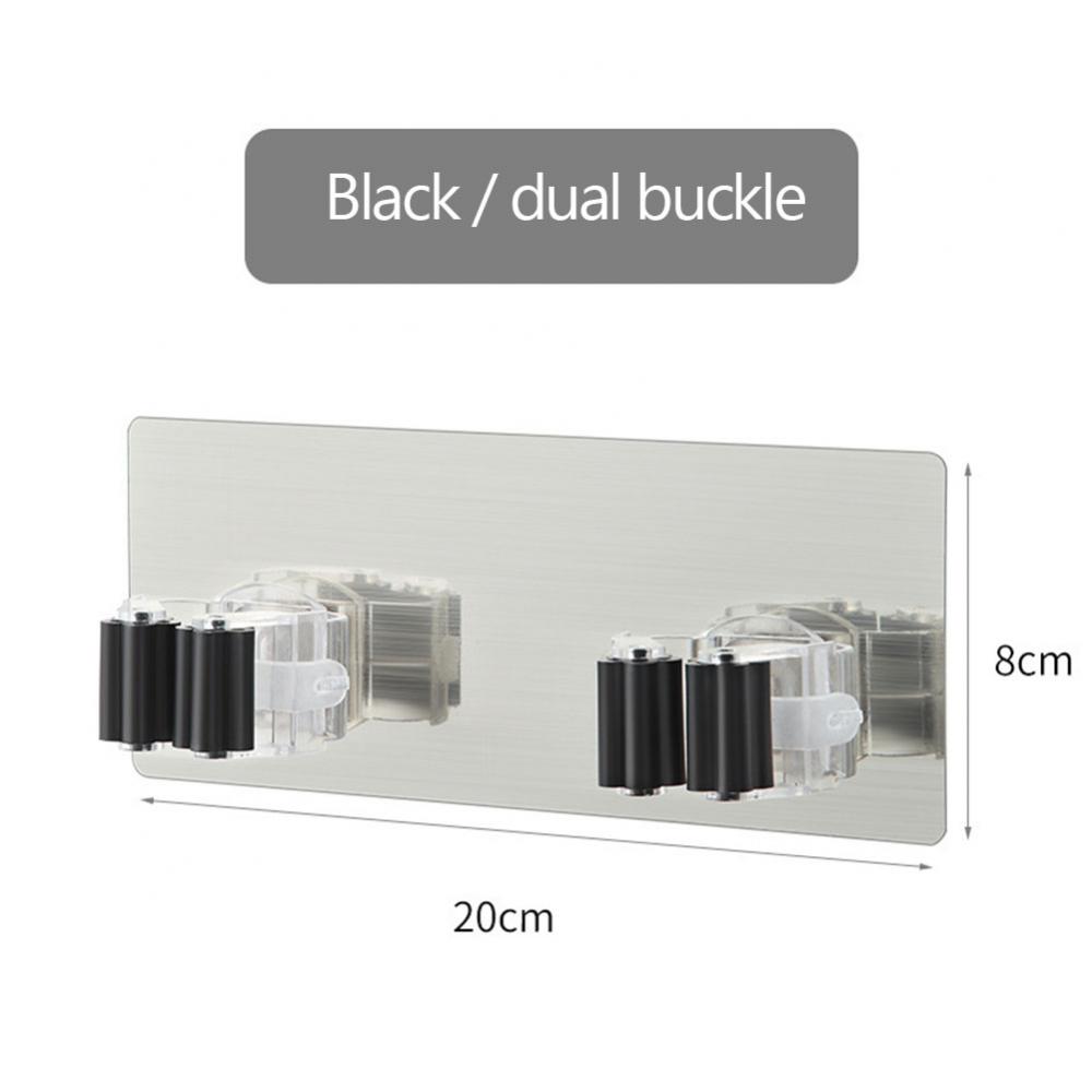 Hanging Mop Clip Multi-functional Strong Broom Sticky Hook Broom Storage Rack Shovel Hanger Hook Kitchen Bathroom Supplies: 04