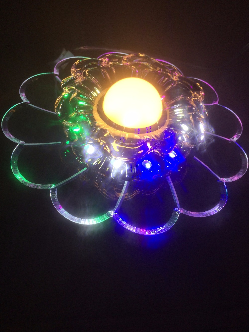Luksus krystal led lysekrone lys 100-240v restaurant gang stue balkon lampe moderne belysning til hjemmet dia 20cm