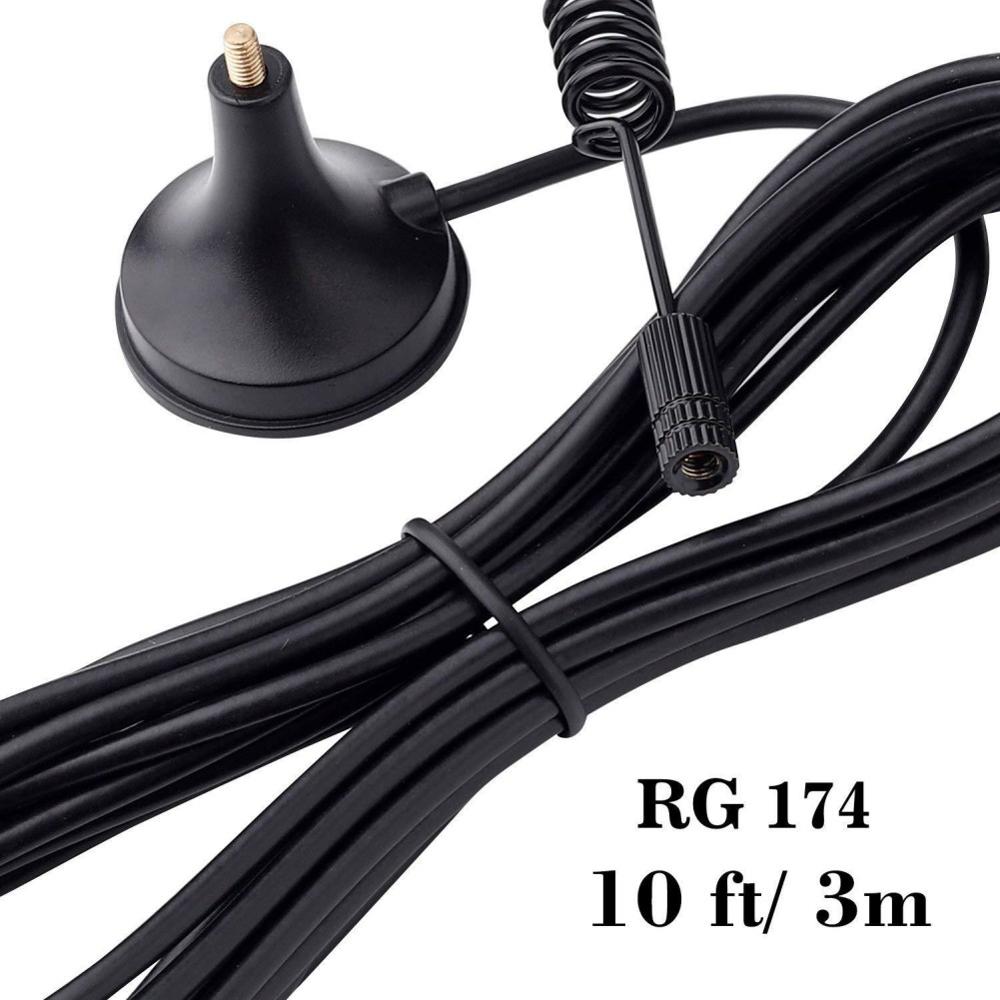 10ft 7dBi CCTV Wireless WiFi Male Extension Cable 2.4G Magnetic Security Camera Antenna Extender