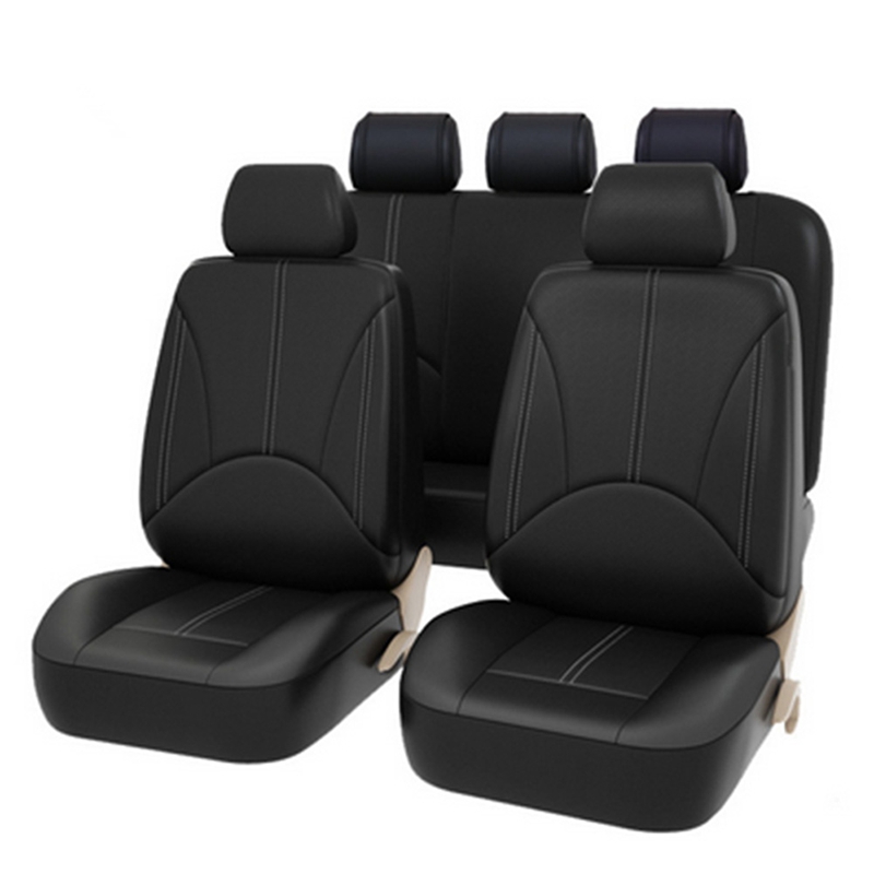 Fundas de asiento delantero de coche de 5 plazas para Uso General estilo de cubo trasero alto cubierta de asiento de coche Interior de coche Protector de asiento de coche