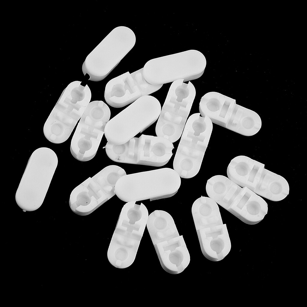 20 st rullgardin kedjekoppling skarv reservdelar plastsnöre barnsäkerhet fönster gardin tillbehör fäste clips