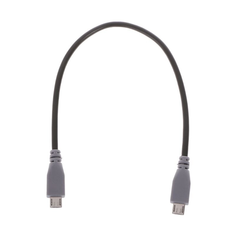Micro USB Type B Male To Micro B Male 5 Pin Converter OTG Adapter Lead Data Cable 25cm/50cm/100cm: 25cm