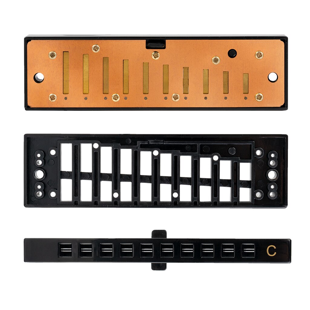 Deluxe Diatonic Harmonica Set - Key of G, A, Bb, C, D, E, F Harp