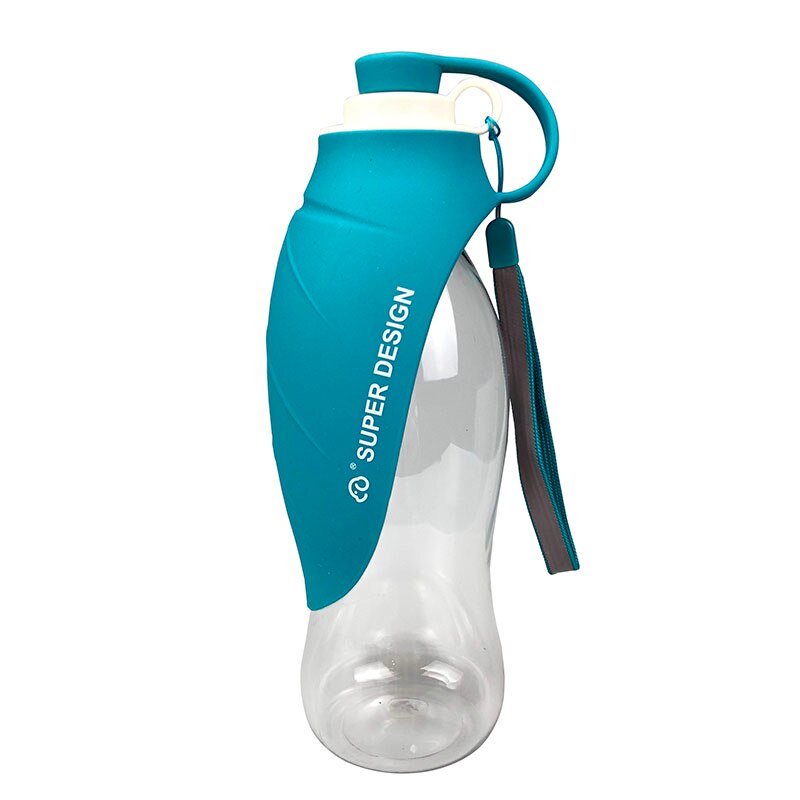 580ml opvouwbare drinkbakken voor huisdieren, siliconen, draagbare drinkbak voor huisdieren, waterdispenser voor honden, reisvoerbak voor huisdieren, kattenvoerbak: Blauw