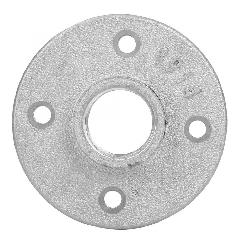 Flange 10Pcs DN20 4 Fori della Flangia di Base Ferramenteria E Attrezzi Strumento di 3/4 &#39;&#39;Britannico Vite Filo di Ferro Cast Flangia