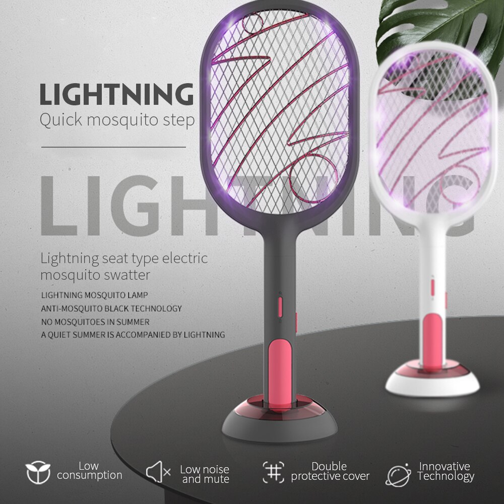 Mosquito Lamp 500 185mm USB Charging Trap Control Mosquito Lamp 500 185mm USB Charging Flyswatter