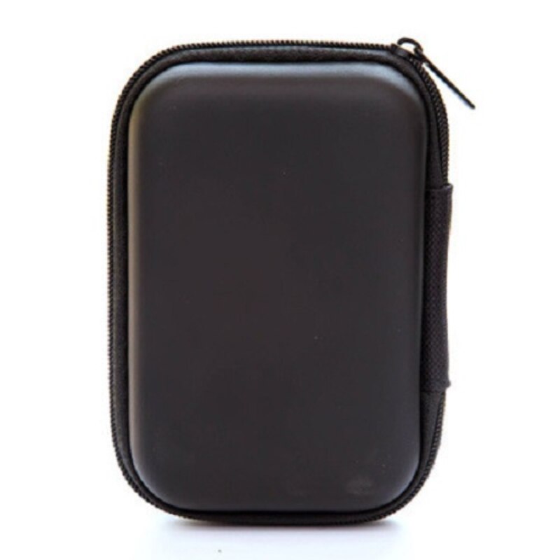 Mini Hard Headphone Case PU Leather Earphone Storage Bag Protective Case USB Cable Earbuds Pouch Box Earphone Accessories: 09