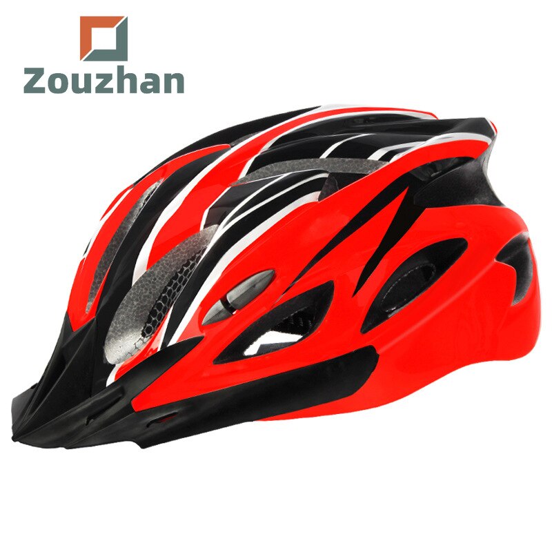 ZOUZHAN road and mountain bike helmet, one-piece cool bicycle helmet, protective outdoor helmet for men and women