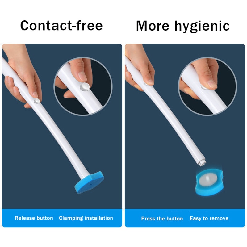 Wegwerp Wc Borstel Plastic Toiletpot Schoner Borstel Houder Zonder Dode Hoek Wandmontage Cleaner Badkamer Hardware