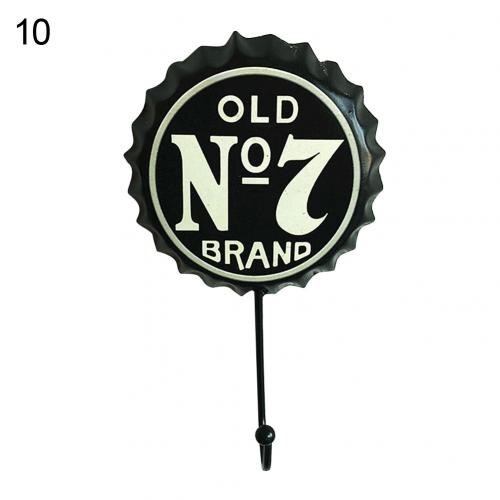Creatieve Retro Metalen Bierfles Cap Teken Muur Haak Bar Pub Clue Decoratie