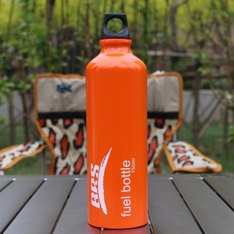 BRS-botella de combustible de queroseno, alcohol de aluminio, gasolina, diésel, para Quemador de aceite, estufa de acampada, 530ml,750ml, 1000ml