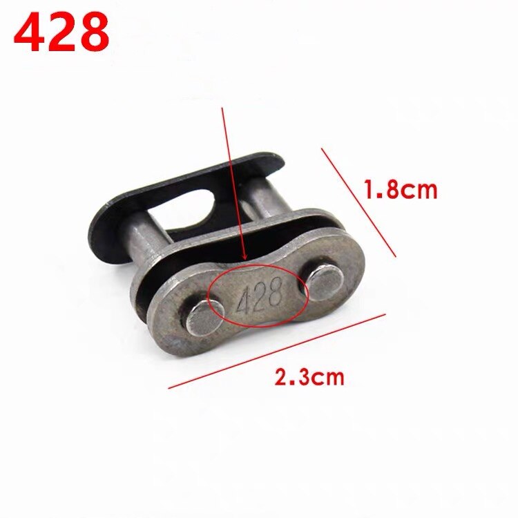 Motorrad Kette Schnalle Ring Link 420 428 520 530 630 Schwere Kette Anschluss Stecker Master Joint Link Dirt Bike Motorrad: 428
