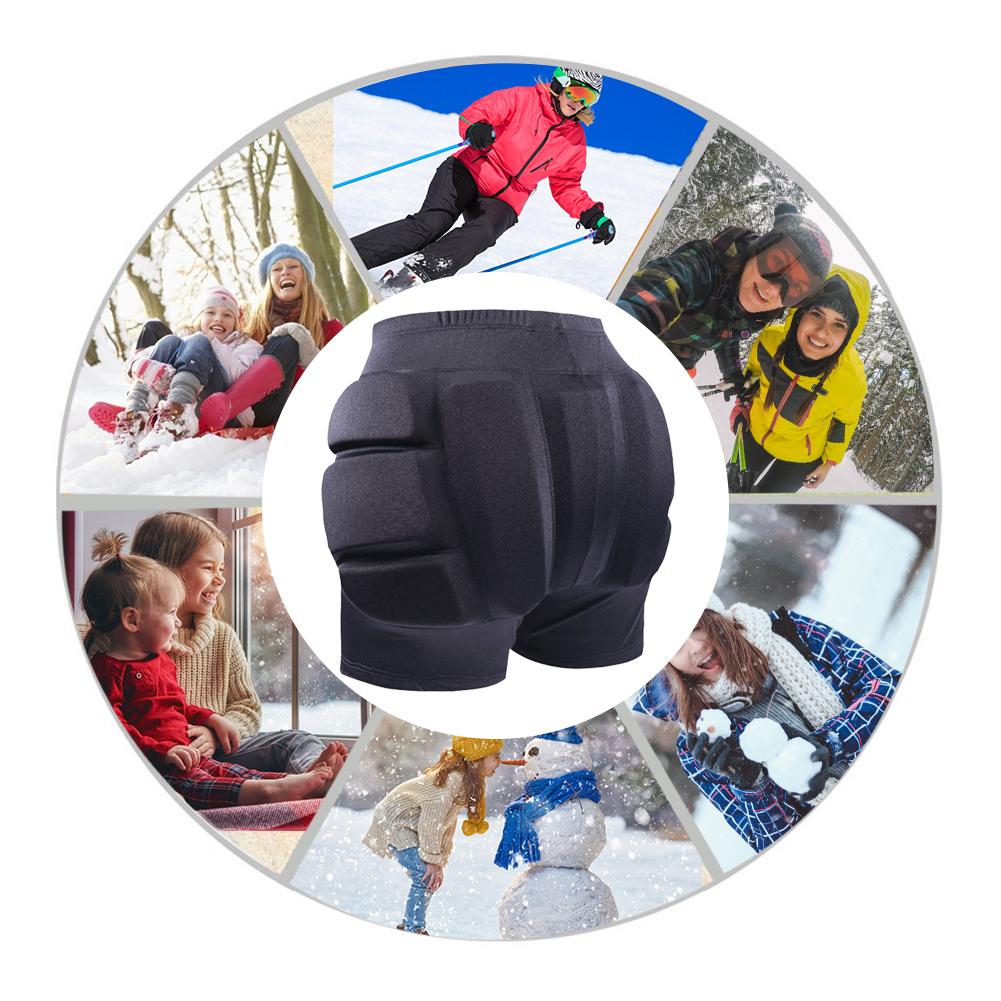 S-2XL Outdoor Sport Ski Skate Snowboard Bescherming Skiën Protector Schaatsen Beschermende Hip Padded Shorts