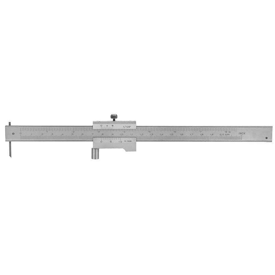 Stainless Steel Parallel Marking Gauge Vernier Caliper Measuring Tool 0-200MM
