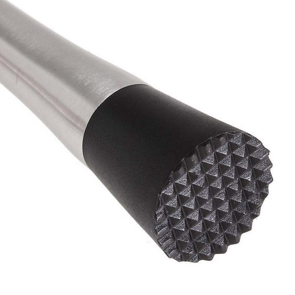 Fruit Muddler aplastado cóctel Muddler Acero inoxidable Bar Cocktail Bar herramientas mezclador para utensilios de Bar Mojito H7I1