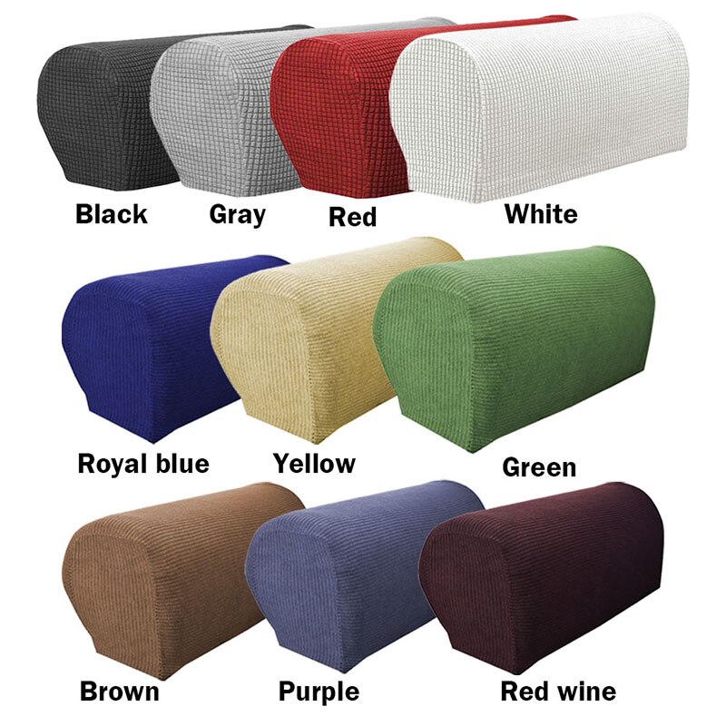 1 paire amovible canapé accoudoir couverture canapé serviette canapé canapé chaise protecteur fauteuil couvre extensible chaise bras housse