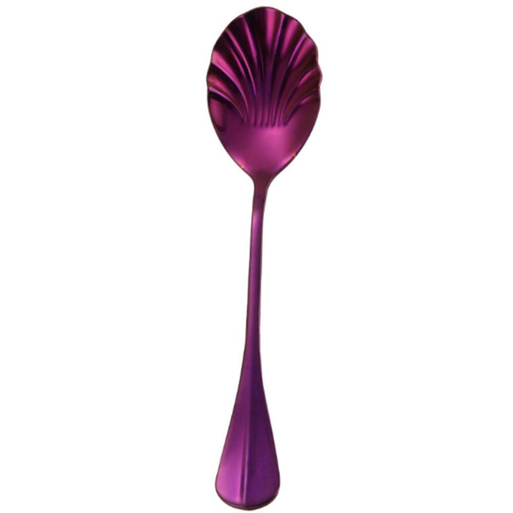 Shell Drinking Tea Spoon Economic Healthy Spoons Coffee Spoon Home Stir Dessert Ice Cream