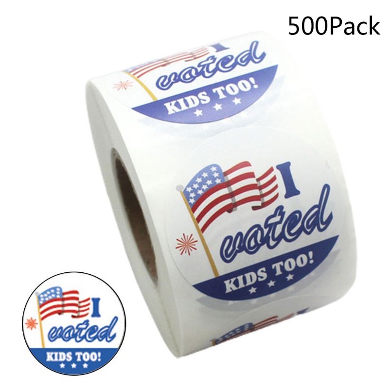 500 Pieces Stickers Patriotic Election Stickers Waterproof Decals for Election Day Parade Celebrations: 3
