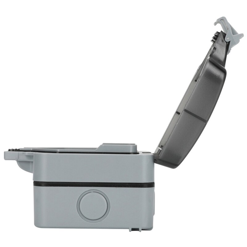 IP66 Weatherproof Waterproof Outdoor Wall Power Socket 16A EU Standard Electrical Outlet Grounded AC 110-250V EU Plug