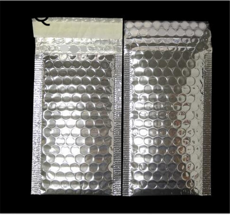 50pcs Large Bubble Envelope Foam Foil Mailing Bag Silver Bubble Mailer Envelopes for Packaging Pouch Small
