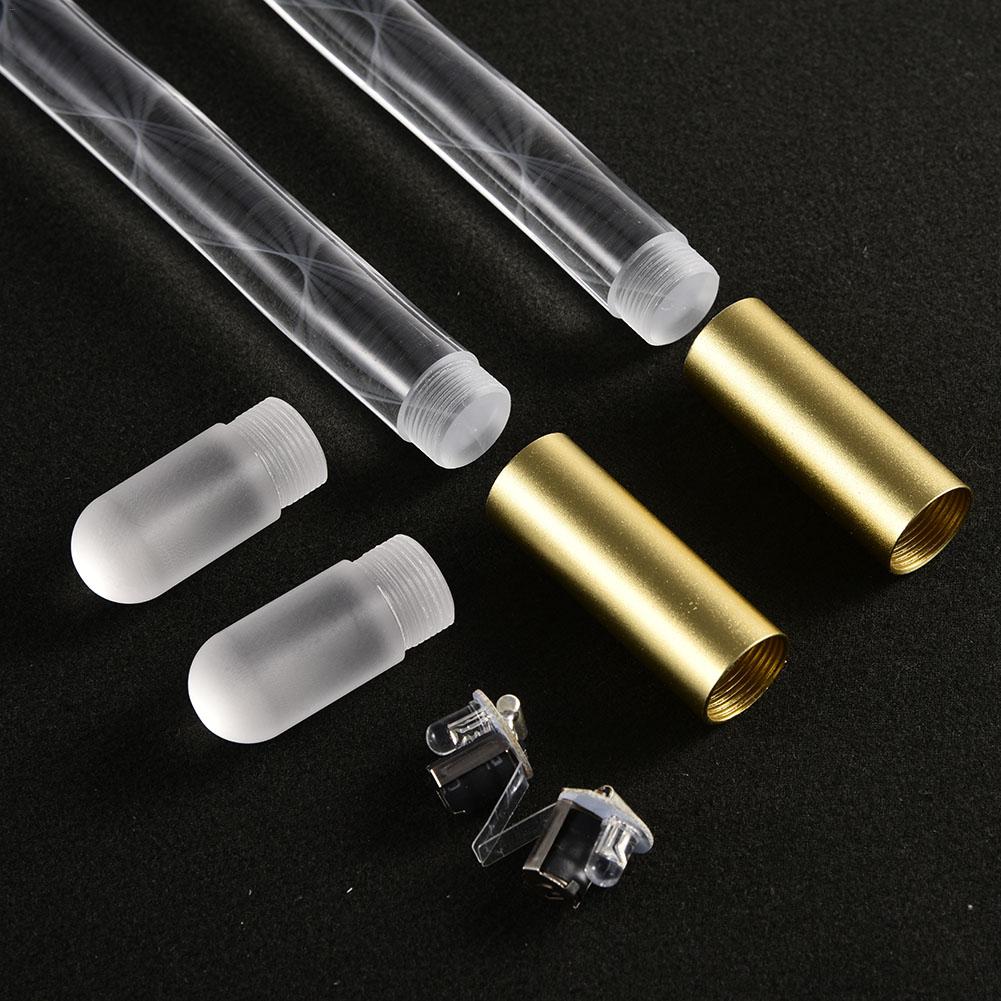 Auto Change 12 Colors Drum Sticks 5A Performance Props Luminous Drumsticks Musical Instruments Drum Sticks Music 4