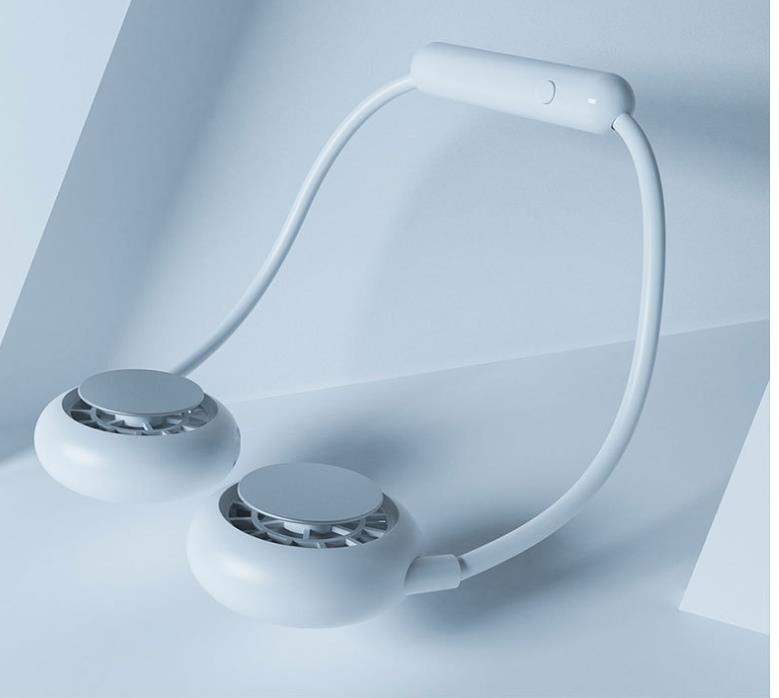 Xiaomi hängande hals fläkt usb kylfläkt säkerhetsfläkt elektrisk fläkt utomhus sport rese fläkt