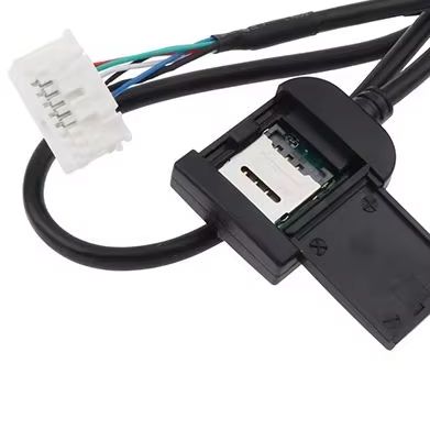 adapter gniazda karty SIM robić radia samochodowego z Androidem, multimedialnego systemu GPS 4G, 20-pinowe złącze kablowe, akcesoria samochodowe, przewody, część zamienna