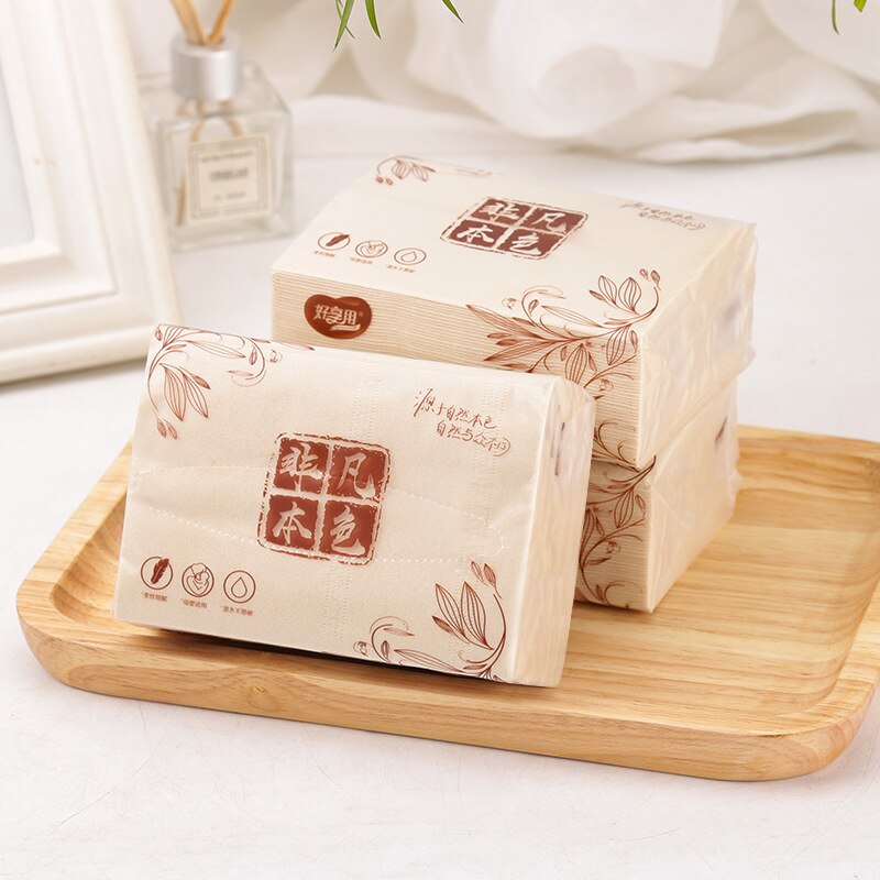 Good to enjoy natural tissue paper original bamboo pulp paper paper three layers of tissue paper portable toilet paper household