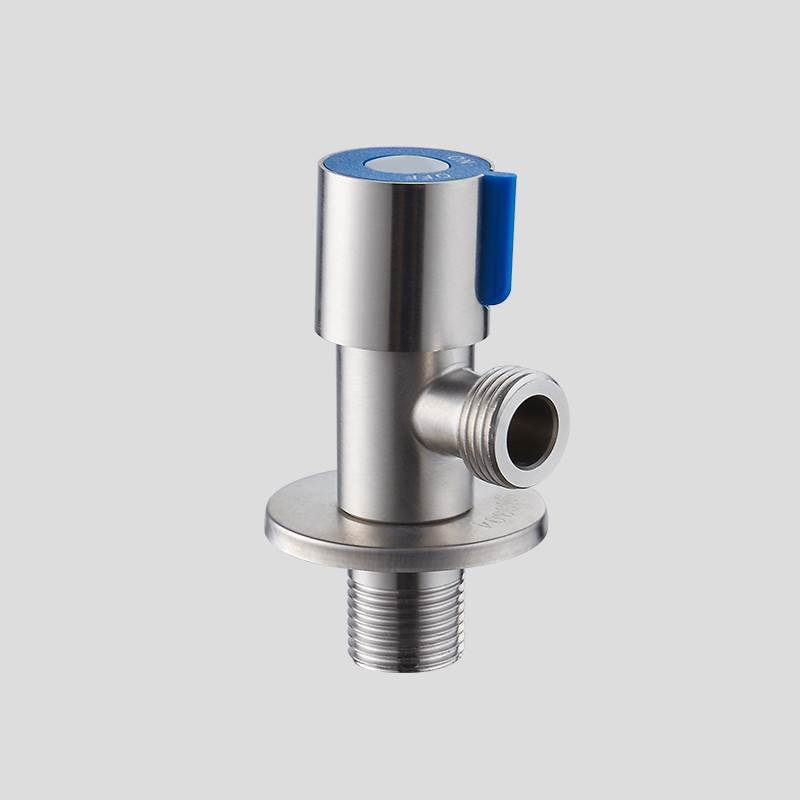 Angle Valve Stainless Steel Cold Water Triangle Valve G1/2 Thread Filling Valve Toilet Sink Water Heater Bathroom Accessorie: Blue