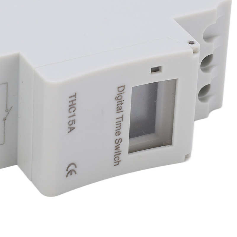 THC15A Electronic Time Switch LCD Display Programmable Digital Timer for Street Lamps Programmable Weekly Timer