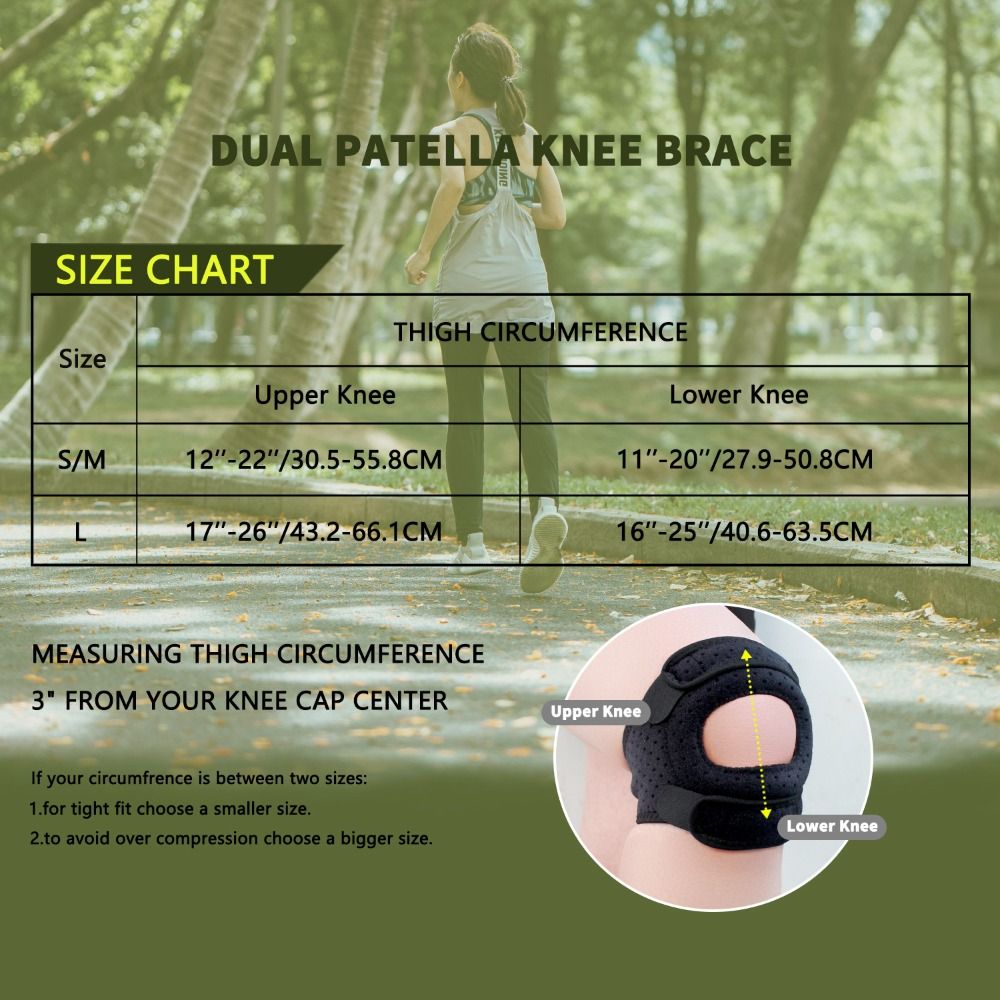 Patella Protector Patella Knee Brace Adjustable Soft Patella Protect Band Damping Comfortable Sports Knee Brace