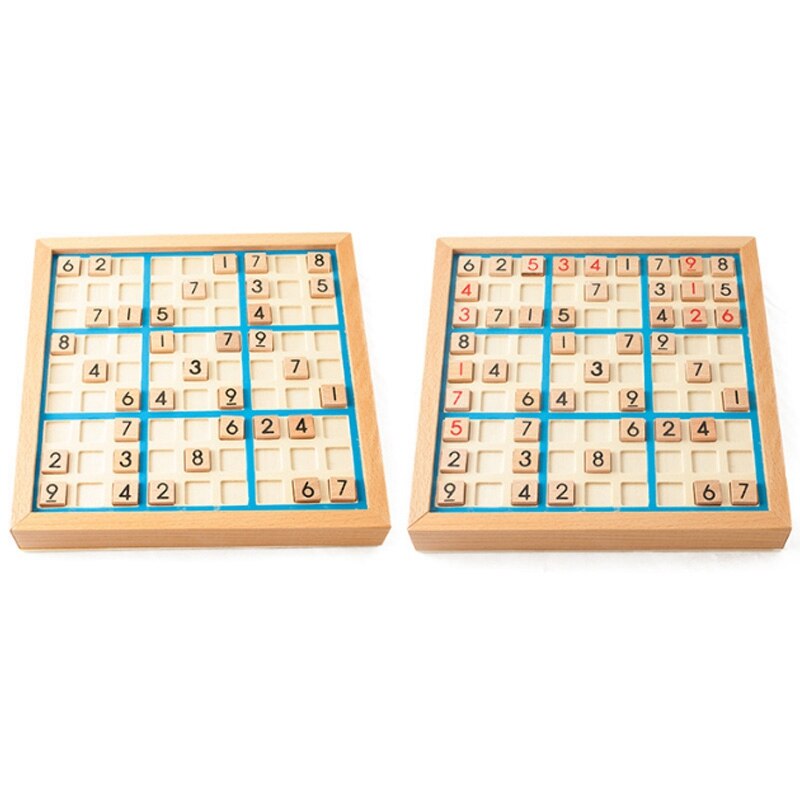 Sudoku Chess Digits 1 To 9 Can Only Put Once In Any Row Line And Check ligent Fancy Educational Wood Toys Happy Games
