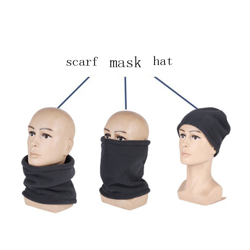Winter Outdoor Warm Neck Warmer Snood Cycling Scarves Men Bufanda Ski Climbing Neck Scarf Hat Cap Accessories