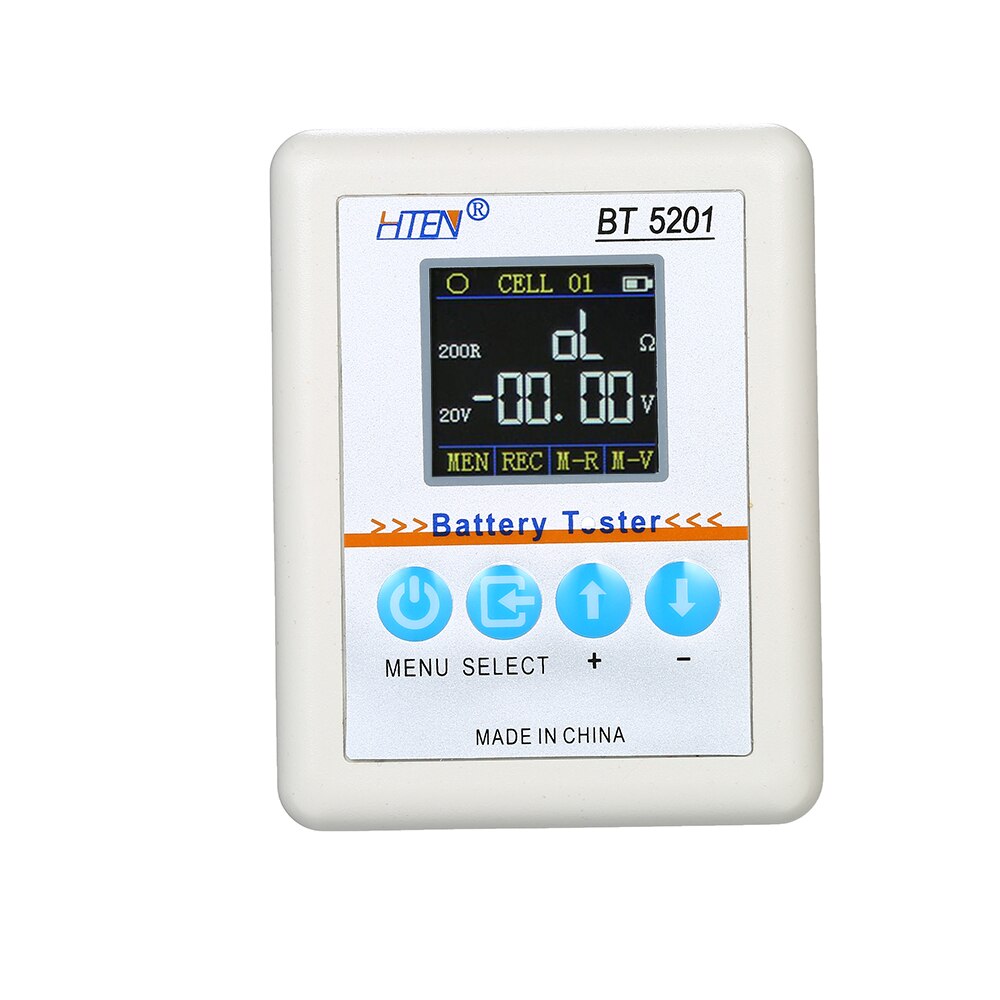 Batterie Tester BT5201 USB Hohe Präzision Batterie Interne Widerstand Tester Meter für Akku Batterie Kapazität