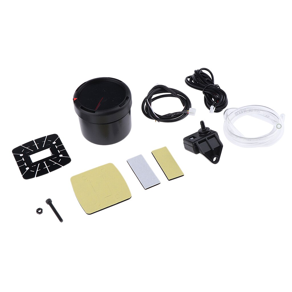 Universal Auto Car Truck 12V Boost Press Gauge Meter 2.4 Inch 60MM