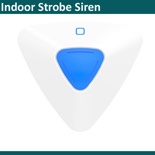 Alarma estroboscópica inalámbrica para interior, sirena de advertencia de 95db para alarma wifi G90B Plus