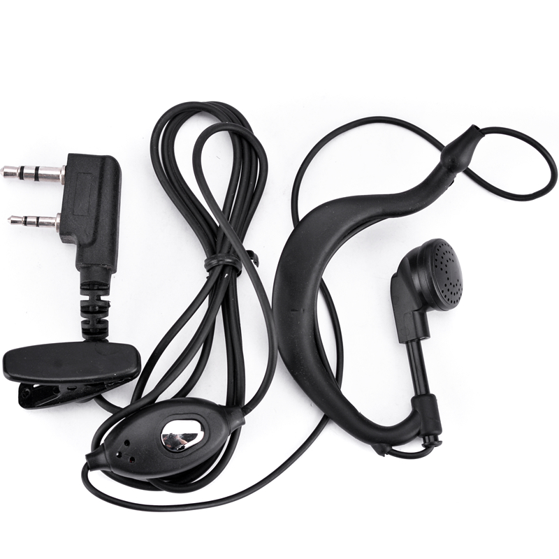 5 stks Baofeng UV-5R Headset Ham Radio Oortelefoon Walkie Talkie Woki Toki Hoofdtelefoon PTT B5 B6 Uv-6r F8 + Wln Kd-c1 K Poort Oortelefoon
