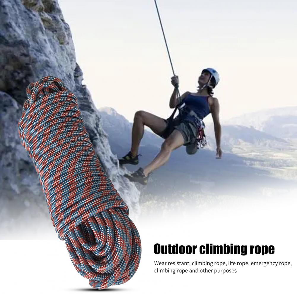 Premium Climbing Rope Reusable Wear-Resistant Widely Used Good Toughness Hiking Cord