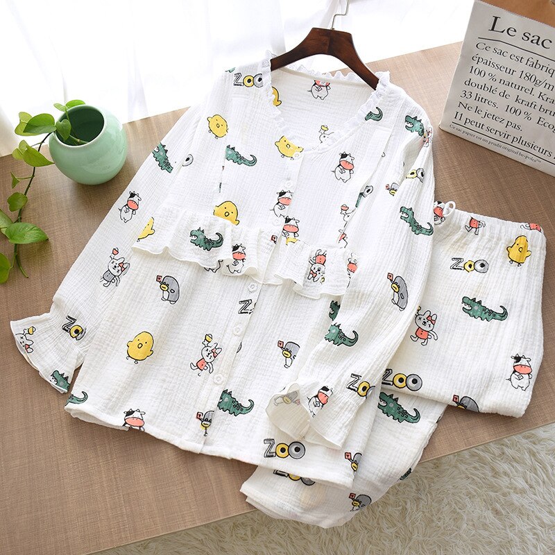 Top de lactancia de algodón, camisones para embarazadas, pijama de botones de maternidad de manga larga, Conjunto de pijama para embarazo