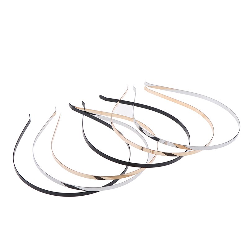 3 Kleuren Plain Metal Haarband Decoratieve Metalen Hoofdband Voor Meisjes Haar Band Diy Craft Haar Hoepel