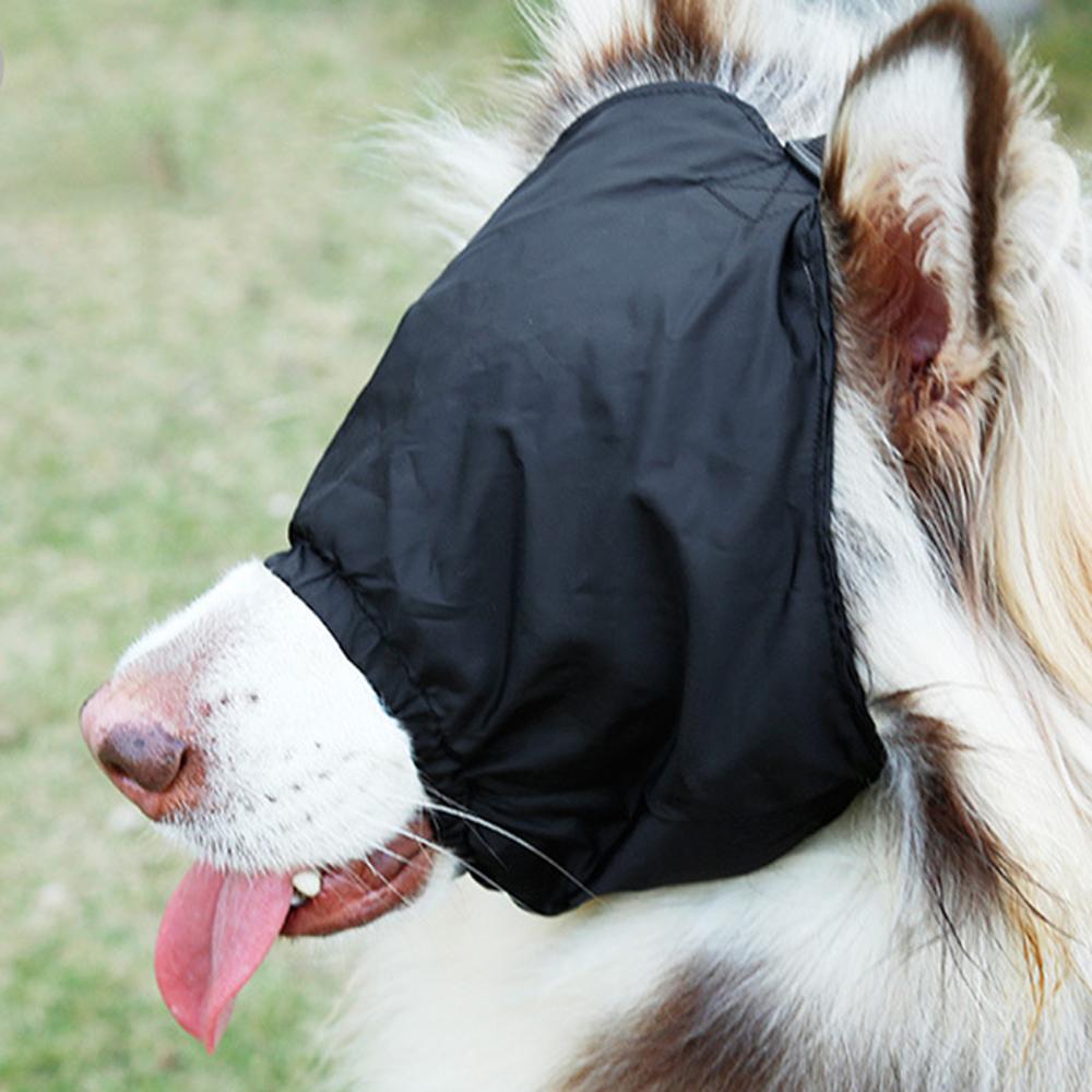 Cache-yeux Anti-mal de voiture, calmant, soulagement de l'anxiété du chien, muselière, couvre-yeux doux et confortable pour dormir