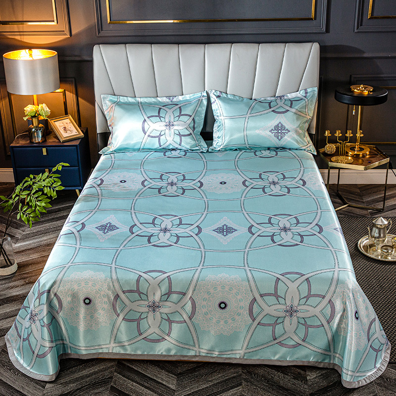 Verano Cool Sleeping Bed sábana 230x250cm aguacate impreso suave transpirable cama Mat colchones cubierta para adultos niños w/2 funda de almohada: Model 14
