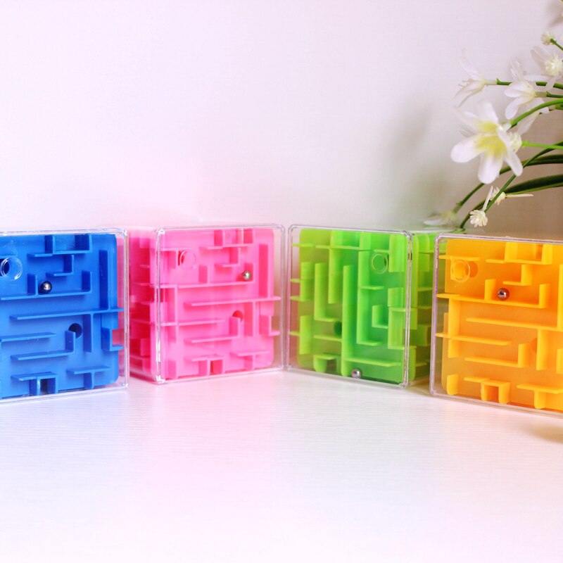 Doolhof Magische Kubus Puzzel Spel Labyrint Bal 3D Cube Plezier Hersenen Spel Verbeteren Uitdaging Educatief Speelgoed Voor Kinderen