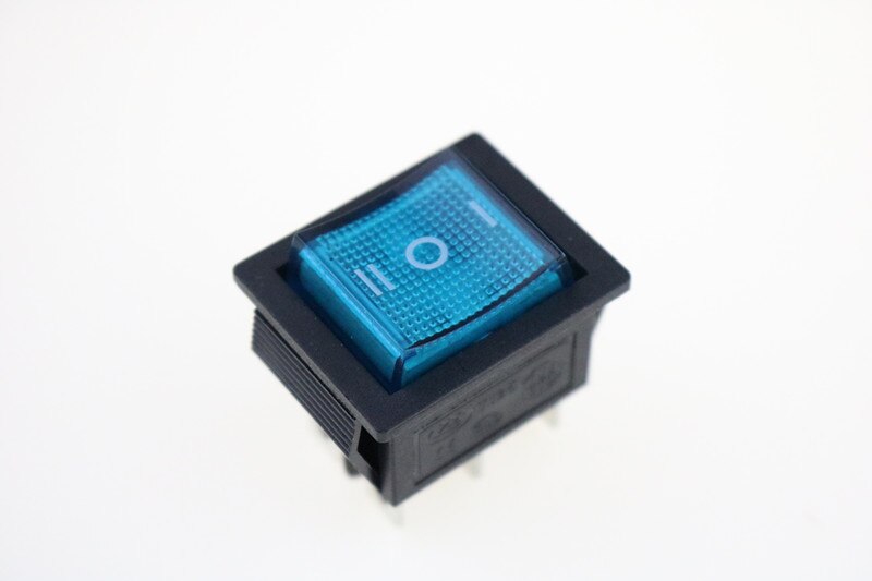 Latching Rocker Switch Power Switch I/O 4 Pins 16A 250VAC 20A 125VAC KCD4: Blue