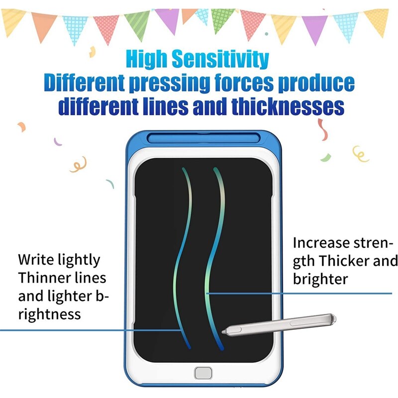 LCD Writing Tablet 10 Inch Doodle Board,Colorful Screen Drawing Tablet,Traveling and Learning Toys for Boys and Girls