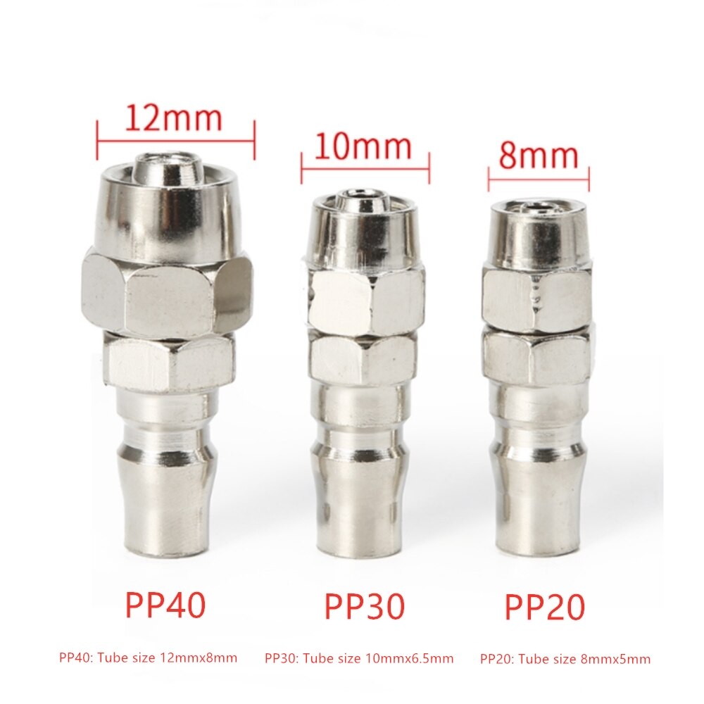 1Pcs von C art self-locking luft schlauch quick connector air kompressor teile Anschluss schlauch PP SP PF SF PH SH PM SM 10 20 30 40: Black / 1-1/2"